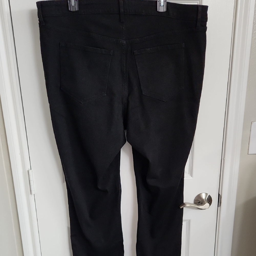 NWT Old Navy Black High-Rise Straight Ankle Jeans Size: 20 Long - Picture 6 of 7